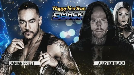 Damian Priest vs Aleister Black WWE Smackdown lineup January 2 2026