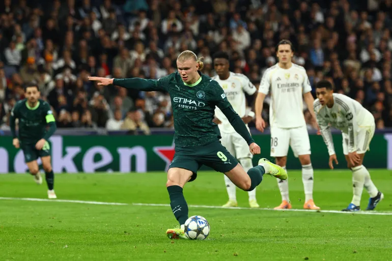Erling Haaland scores for Manchester City in comeback win over Real Madrid in Champions League Matchday 6 at the Bernabéu