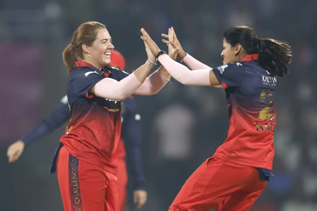 Nadine de Klerk starred with the ball too for RCB in the MI vs RCB WPL 2026 match 1