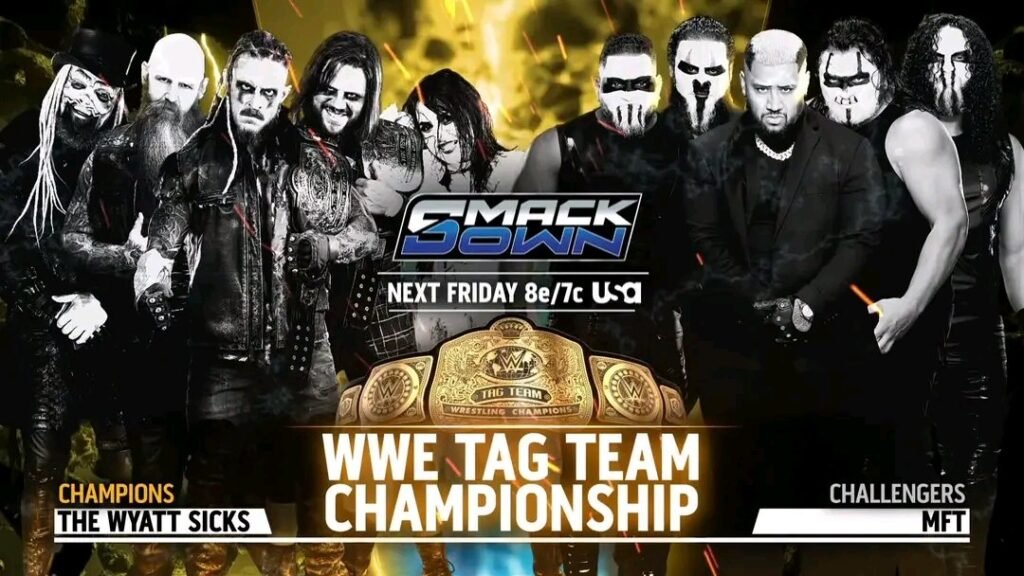 The Wyatt Sicks vs MFT WWE Tag Team Championship match at WWE SmackDown January 23, 2026