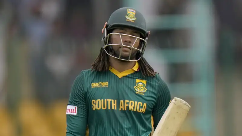 Tony de Zorzi injury update T20 World Cup 2026 availability