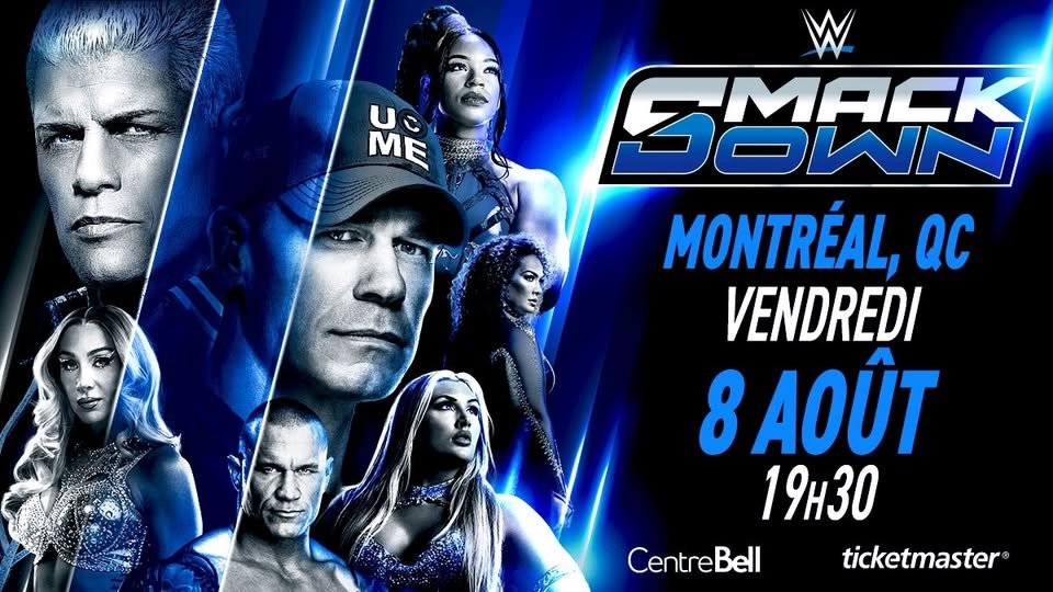 WWE SmackDown January 23 live from Montreal at the Bell Centre
