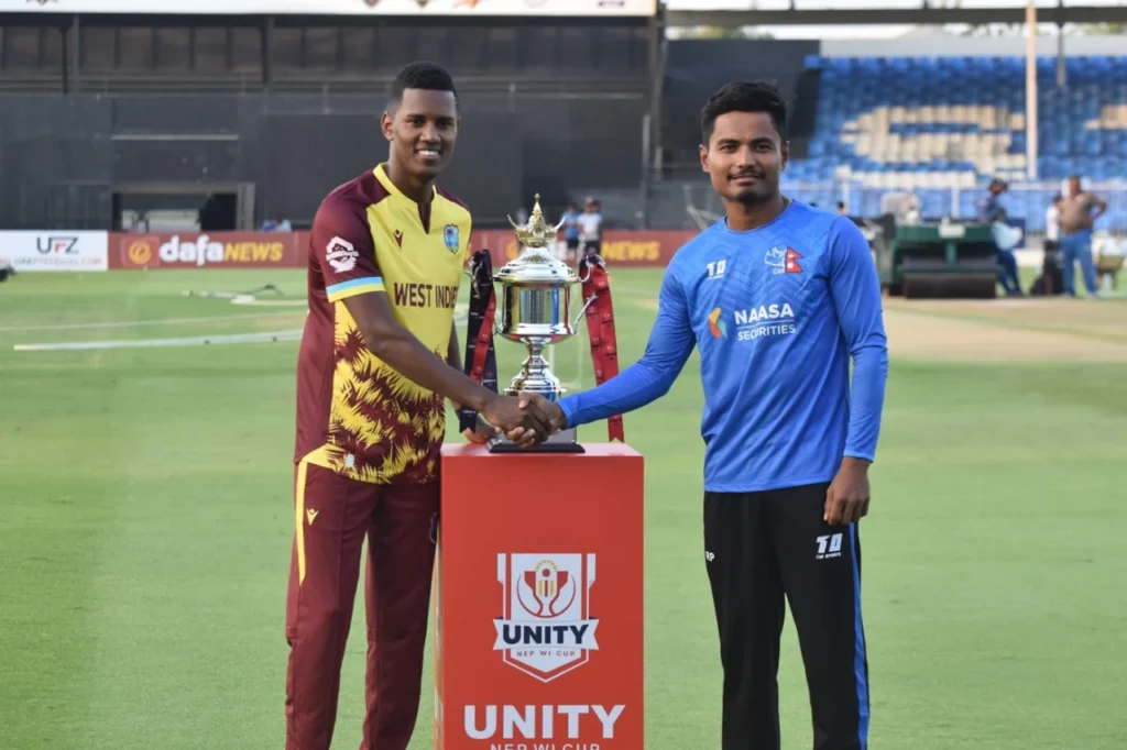 Nepal defeated West Indies 2–1 in a T20I series last year