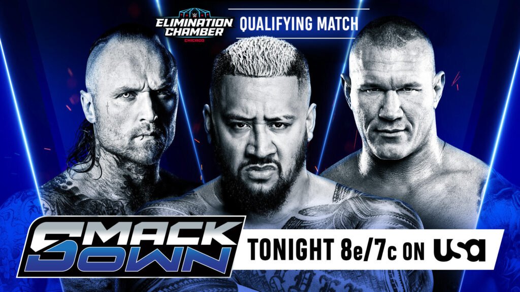 Randy Orton vs Solo Sikoa vs Aleister Black – Elimination Chamber Qualifier
