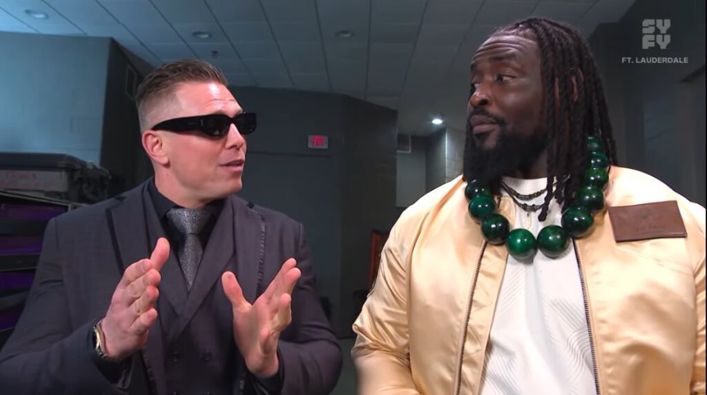 Smackdown February 27 match card Oba Femi vs The Miz