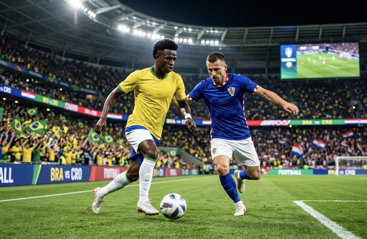Brazil vs Croatia Live Streaming where to watch date time channels