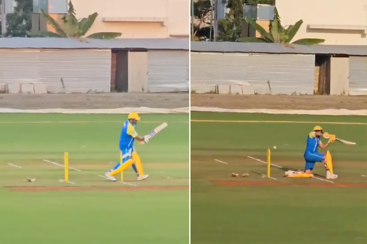 CSK practice match 2026 updates MS Dhoni Prashant Veer Anshul Kamboj
