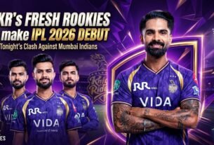 KKR Playing XI rookies debuting against Mumbai Indians IPL 2026
