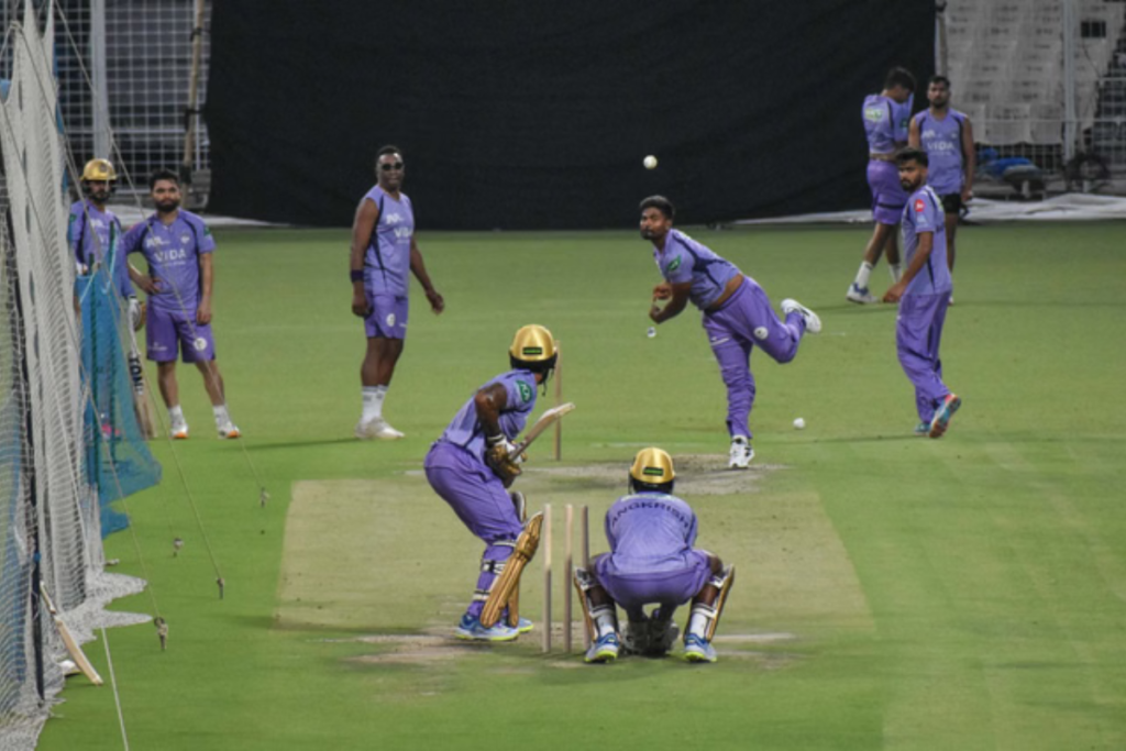 KKR practice match scorecard 2026 IPL at Eden Gardens