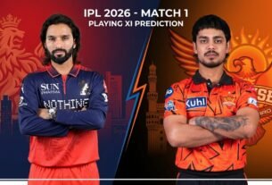 RCB vs SRH Playing XI Match 1 IPL 2026