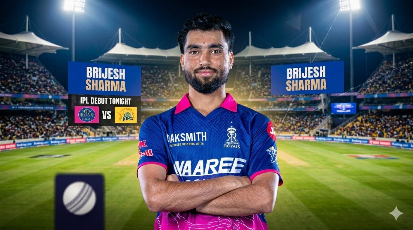 Rajasthan Royals Brijesh Sharma IPL 2026