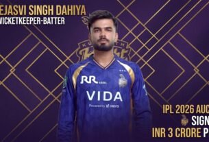 Tejasvi Singh dahiya KKR wk-batter Impact Player IPL 2026