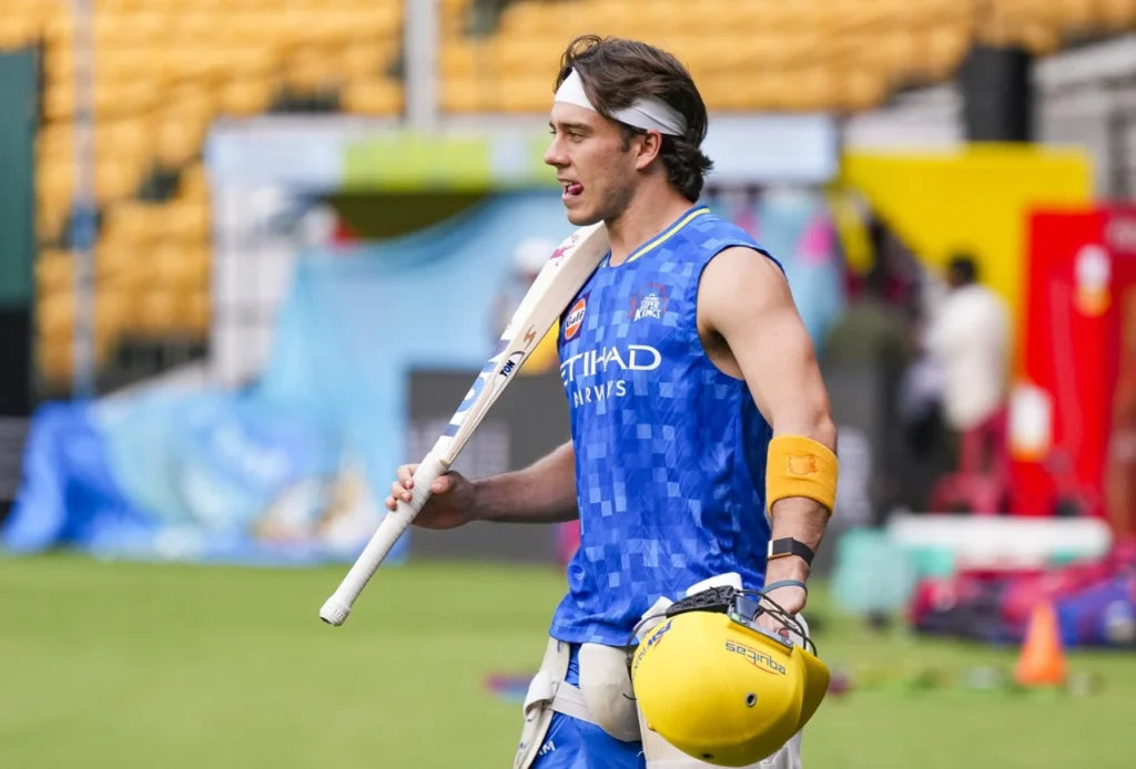 Why is Dewald Brevis not playing RR vs CSK IPL 2026 match