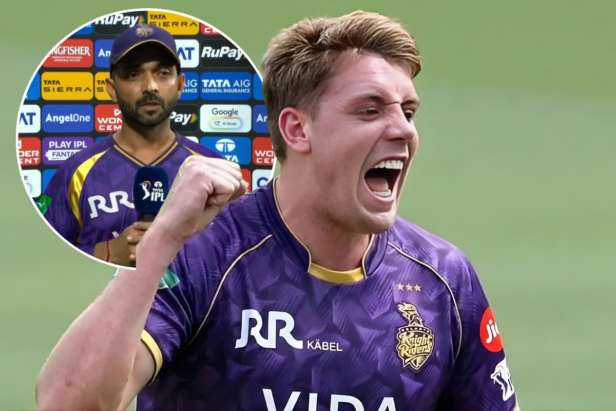 why is Cameron Green not bowling for KKR in IPL 2026 Rahane explains