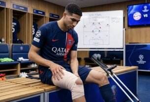 Achraf Hakimi Injury update Bayern vs PSG semifinal second leg