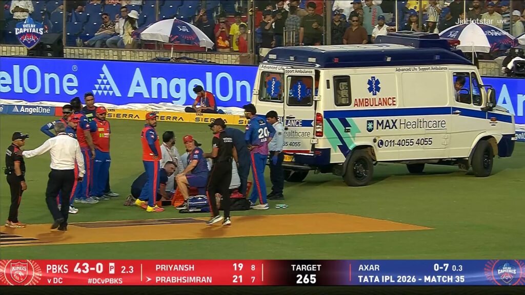 What Happened To Lungi Ngidi? Lungi Ngidi Injury Update After Being Stretchered Off During DC vs PBKS IPL 2026 Match