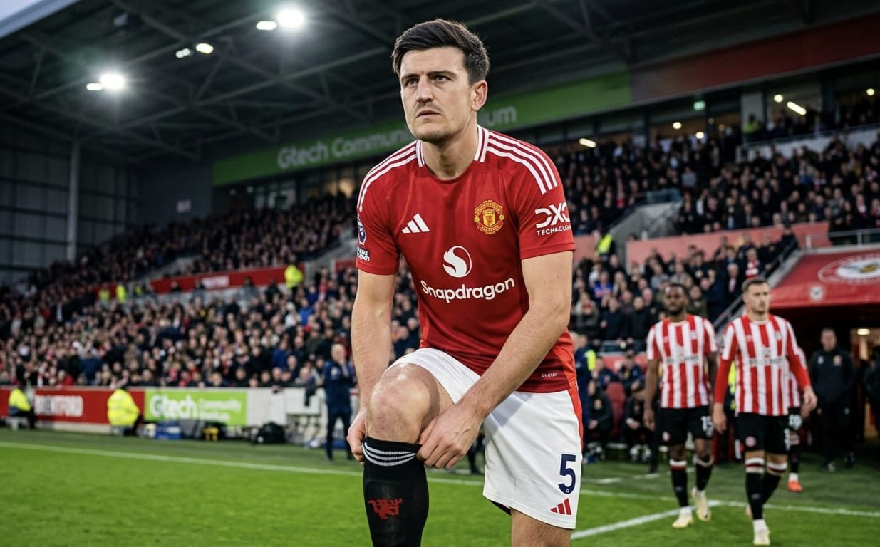 harry Maguire Suspension Over Manchester United vs Brentford today