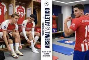 Arsenal vs Atletico Madrid Injury Report