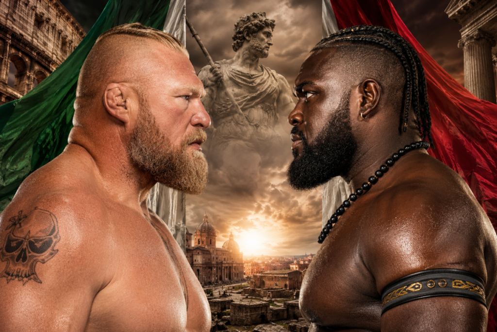 Brock Lesnar vs Oba Femi At WWE Clash In Italy 2026