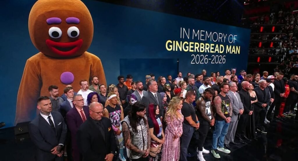 Gingerbreadman funeral SmackDown May 8