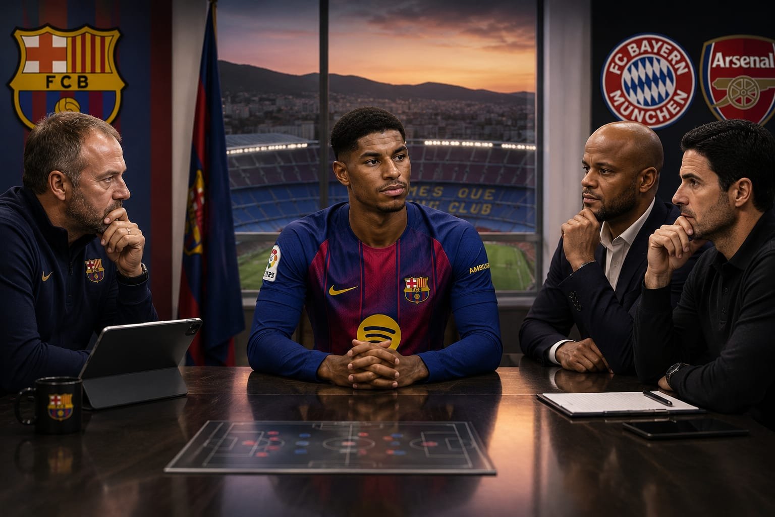 Marcus Rashford Transfer News Barcelona
