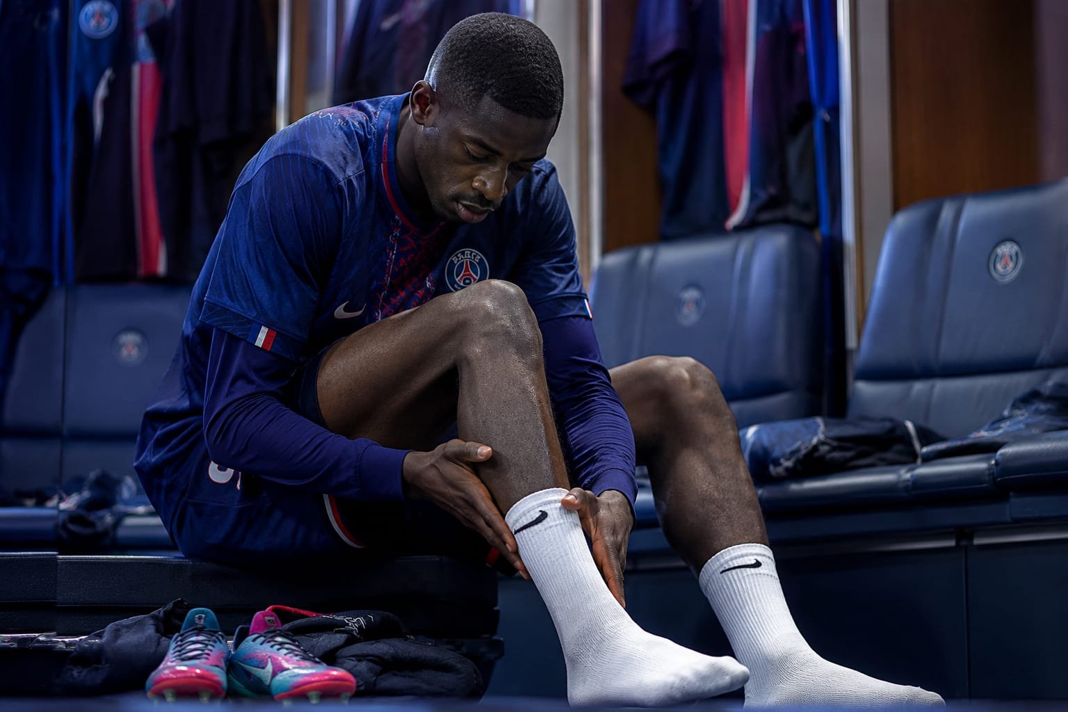 ousmane dembele injury PSG champions league arsenal