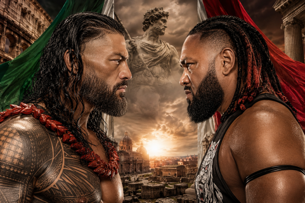 Roman Reigns vs Jacob Fatu At WWE Clash In Italy 2026 Tribal Combat For The World Heavyweight Championship