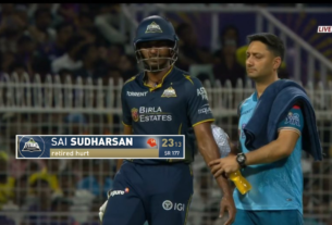 Why Sai Sudharsan Retired Hurt Today During KKR vs GT IPL 2026 Match