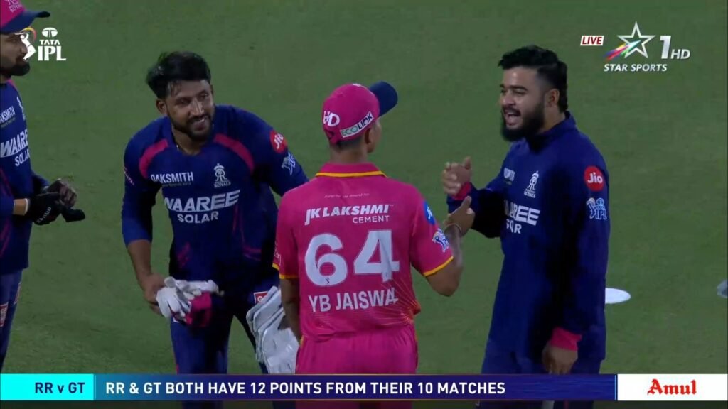 Why is Riyan Parag not playing today for RR vs GT in IPL 2026