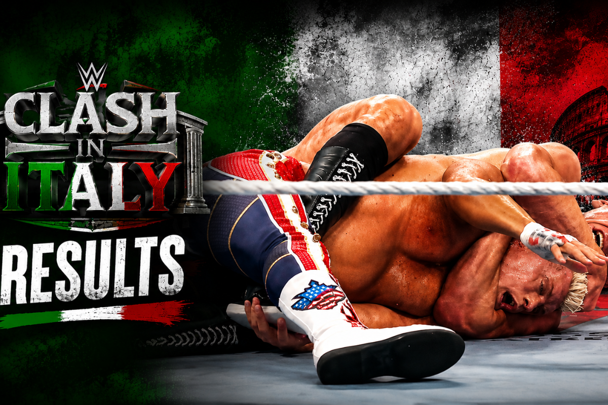 Clash in italy results 2026 Cody Rhodes Gunther