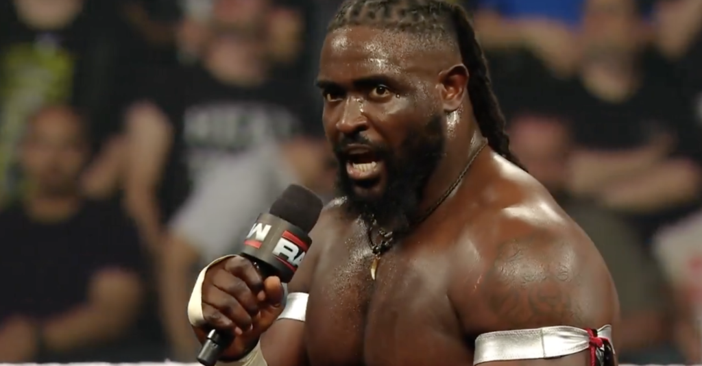 Oba Femi message for Brock Lesnar Monday Night RAW Results Turin