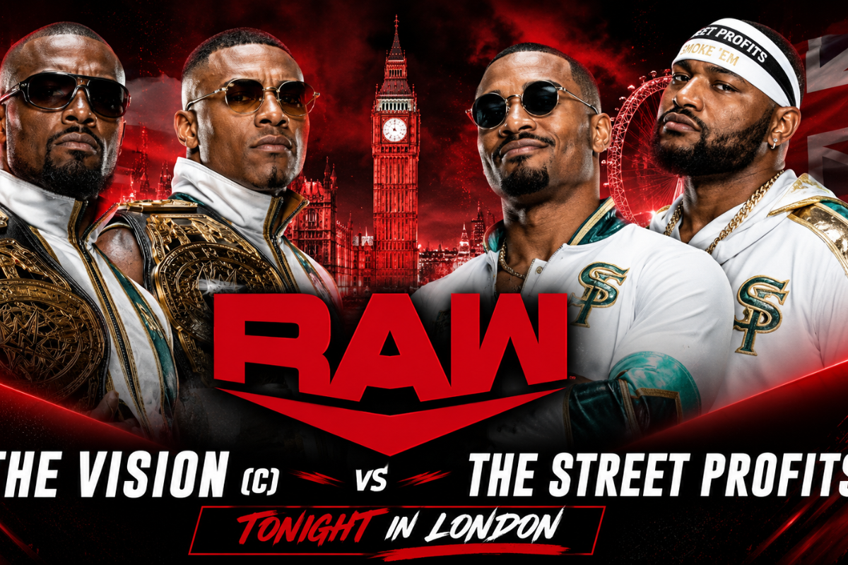 WWE Raw June 22 2026 Match Card, Raw London, Night Of Champions Go-Home