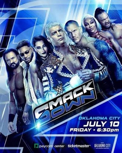 SmackDown July 10 Match Card for Oklahoma City